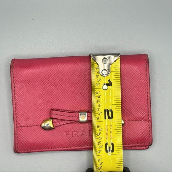 PRADA BOW PINK CARDHOLDER - Picture 9 of 9
